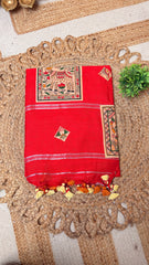 Madhubani Premium Slub Cotton Saree (SU 799)
