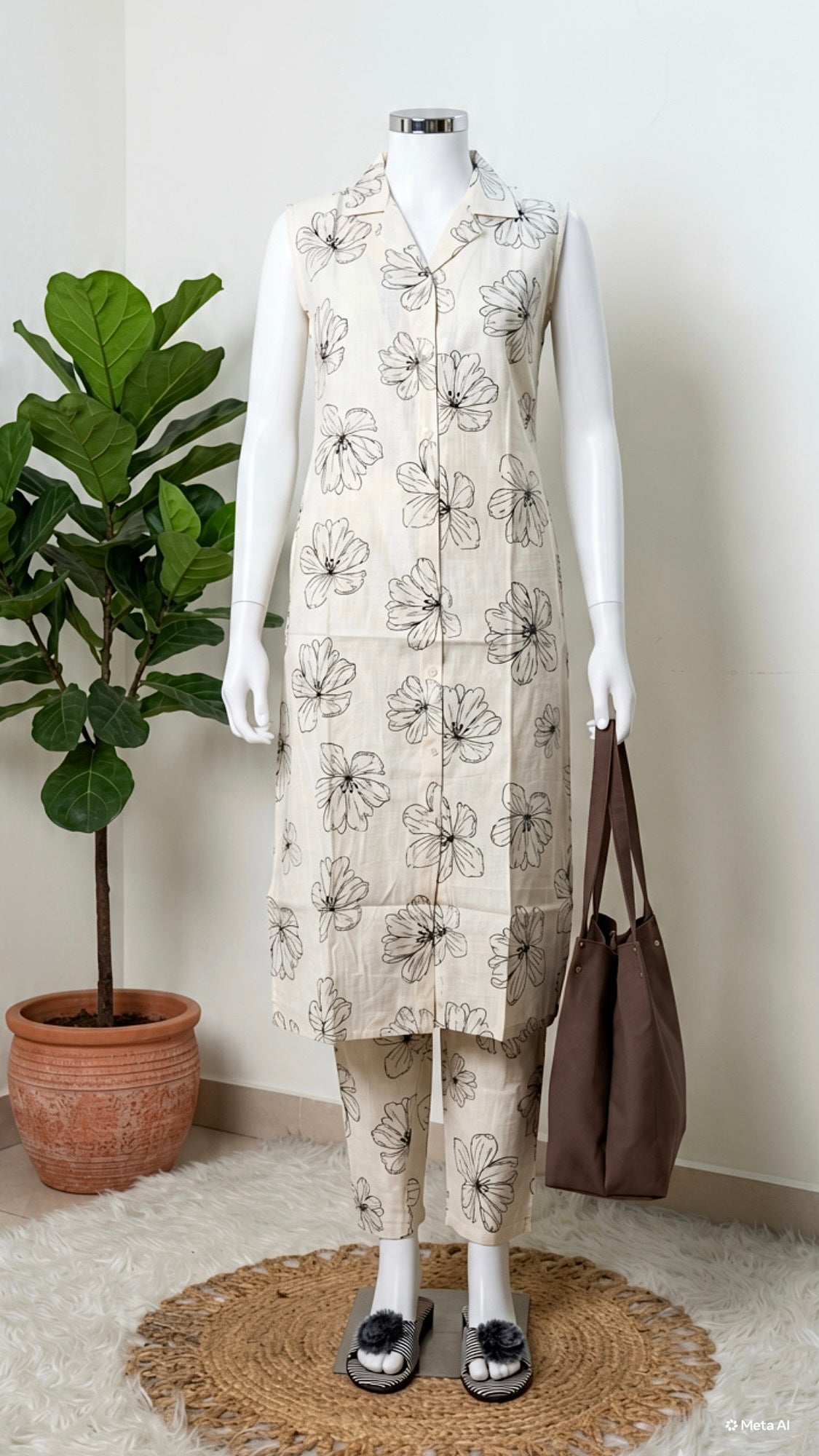 SNOW PETAL CO ORD SET (SU 667)