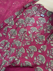 Peach Red Salwar Suit - SU 29