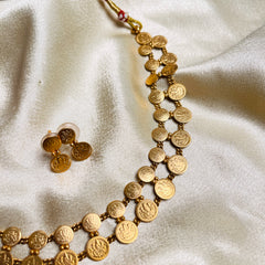 HERITAGE KASU MALA NECKLACE SET ( SJ 179)