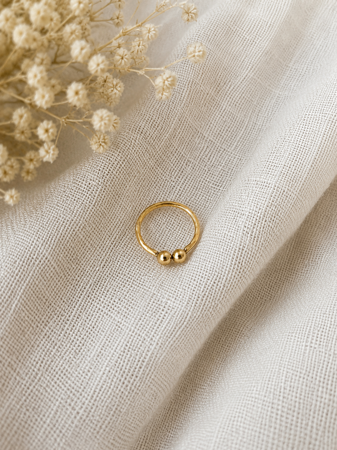 Golden Ring Model Nose Pin(SJ 165)