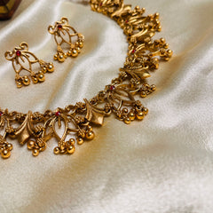 Aanya Heritage Gold-Toned Set ( SU 178)