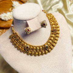 REGAL LAKSHMI HERITAGE CHOKER SET ( SJ 210)