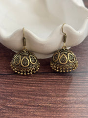 Carved Vintage Jhumka ( SJ 101 )