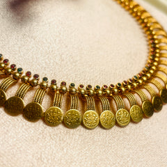 HERITAGE COIN CASCADE NECKLACE SET (SJ 211)