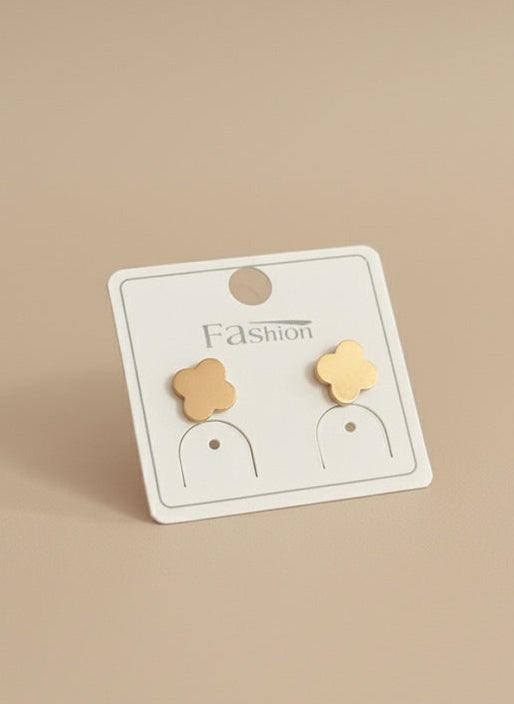 Gold Floral Studs (SJ 89 )