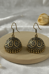 Carved Vintage Jhumka ( SJ 101 )