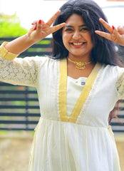 Elegant kasav frock model top