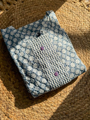 ASH & WHITE EMBROIDERY KURTHI SU- 606