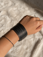SILVER GLEAM BANGLES (SJ 109)