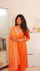 Burnt orange Salwar suit (SU 348)
