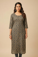 Olive Green Kurtha Top (SU 150)