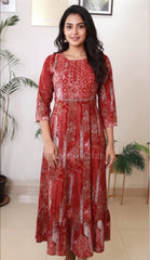 MAROON LONG KURTHI (SU 93)