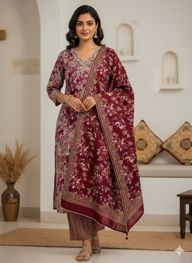 Gorgeous Magenta Salwar Suit (SU 112)