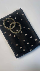 Black melody semi modal saree