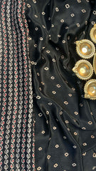 Black melody semi modal saree