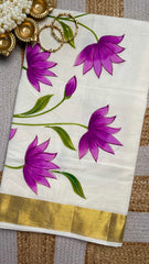 Lavanya Hand Painted Saree