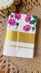 Kamalam Hand Printed Saree