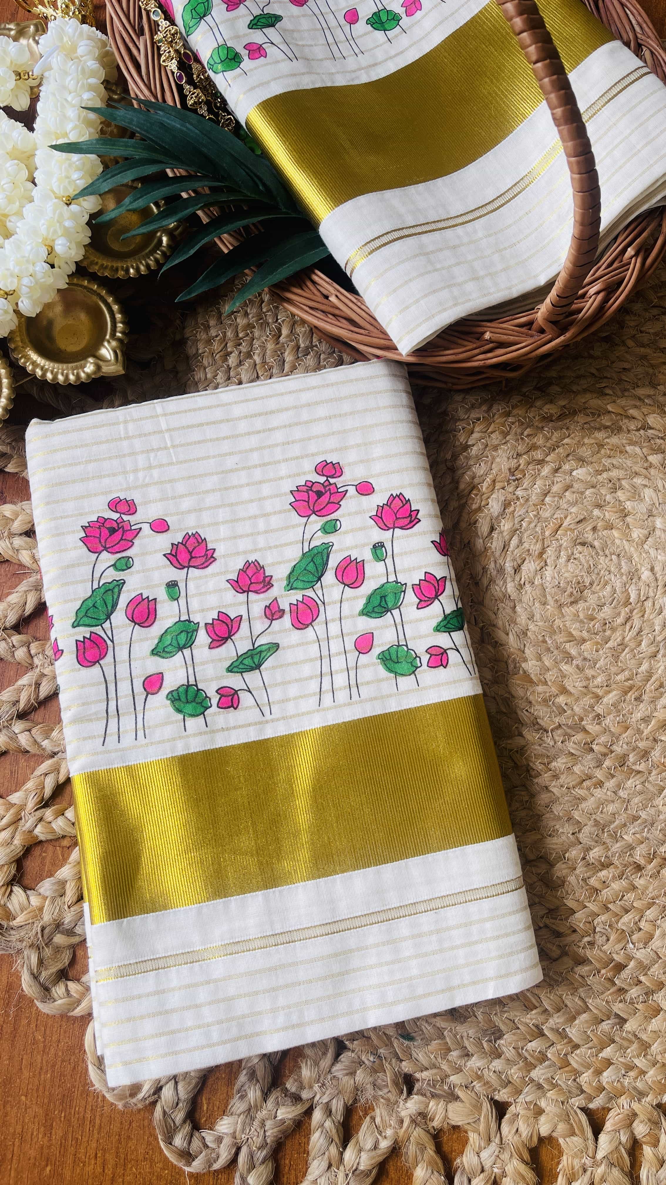 Pavizha Tamara Set Saree