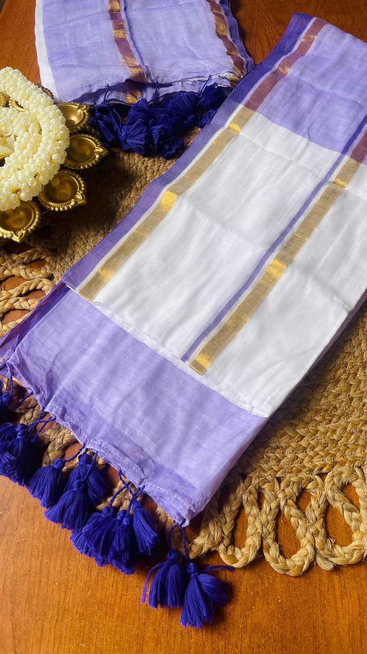 Mul Cotton Shankupushpam Saree