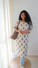 MAGENTA TREE MIRROR WORK DESIGN TOP - SU 611