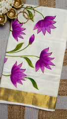 Lavanya Hand Painted Saree