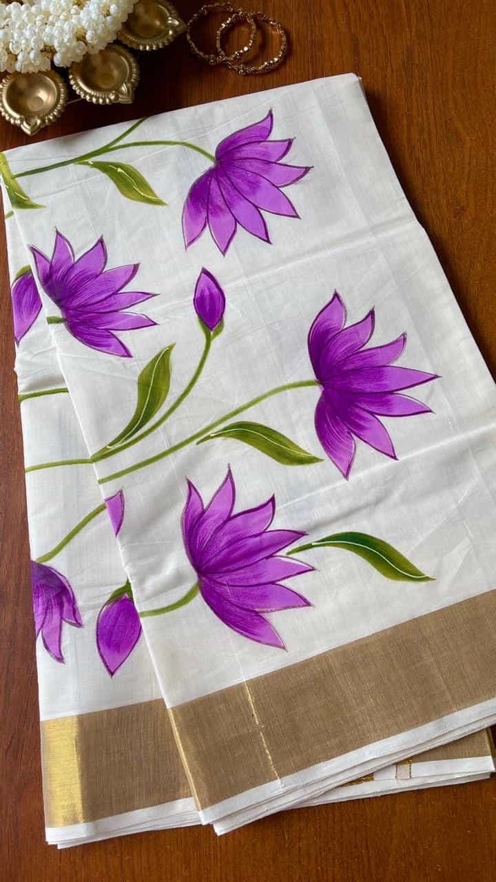 Lavanya Hand Painted Saree