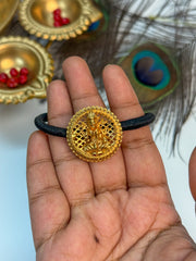 Temple Design Golden Hair Tie
