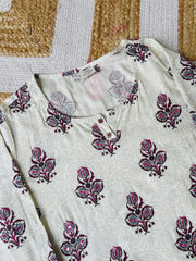 MAGENTA TREE MIRROR WORK DESIGN TOP - SU 611