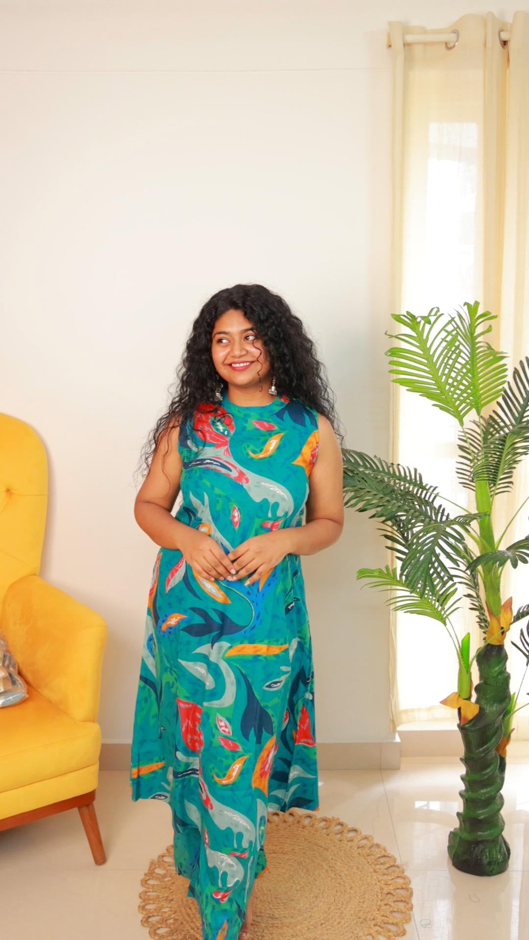 Tropical Aqua Co-ord Set