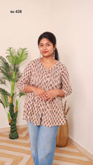 Neutral Mood Short Kurti