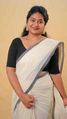 Black Puliyalikkara Set Saree