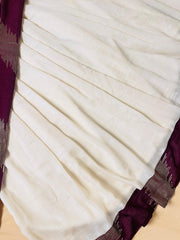 Vedhika Dark Purple Dhavani Set