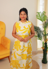 Yellow sunny sideup co-ord set - SU 441