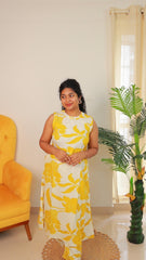 Yellow sunny sideup co-ord set - SU 441