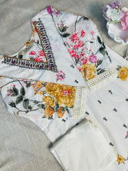 Floral Print Lawn Suit-3 Piece Set