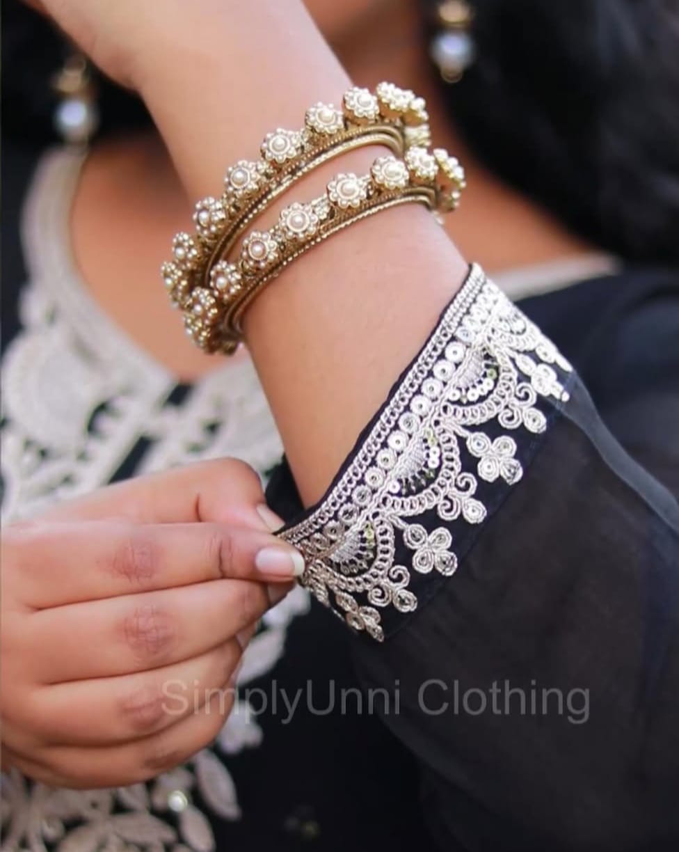 BLACK HEAVY WORK SALWAR SET