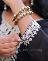 BLACK HEAVY WORK SALWAR SET