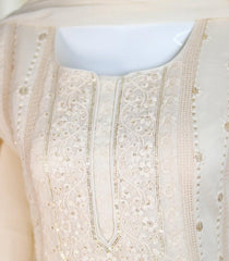 HAKOBA OFF WHITE WITH GOLDEN SALWAR SUIT