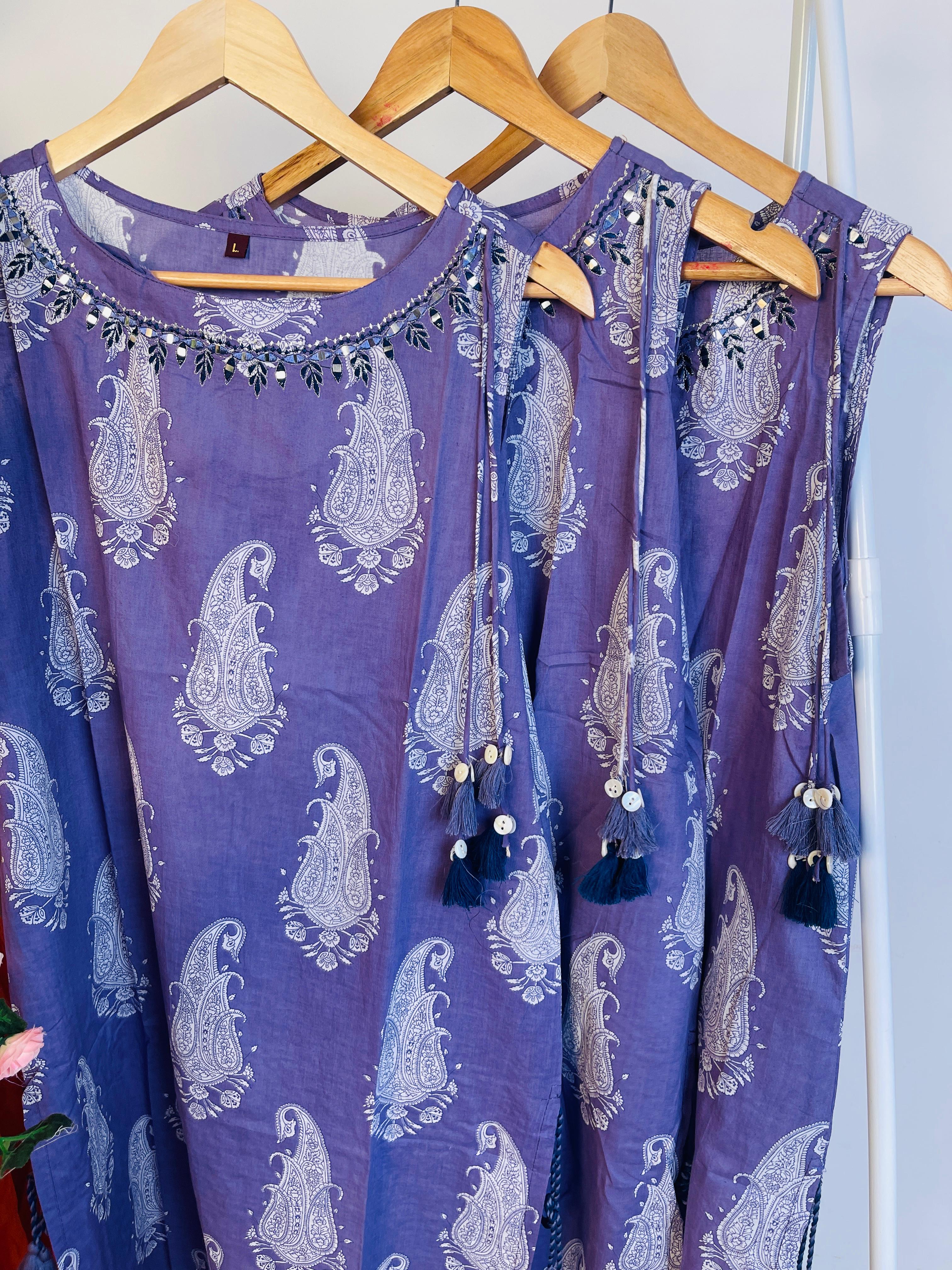 VOILET FLORAL CHARM TOP - SU 397
