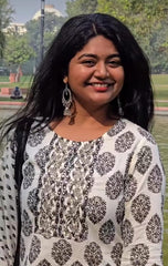 ELEGANT BLACK & WHITE 3 PIECE KURTHI SET (SU-294)