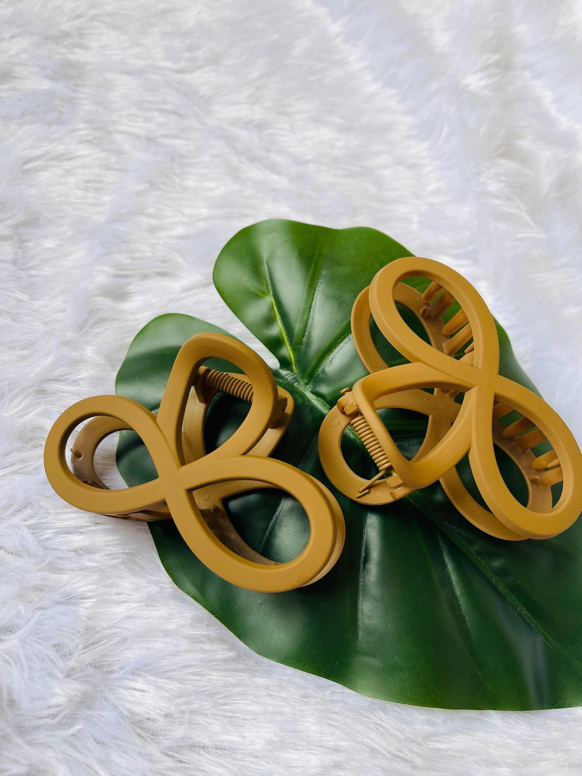 MANDARA HAIR CLAW CILP BROWN ( SJ 75 ) ( 1 count )