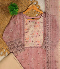 ONION PINK 3 PIECE KURTHI SET (SU 280)