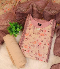 ONION PINK 3 PIECE KURTHI SET (SU 280)