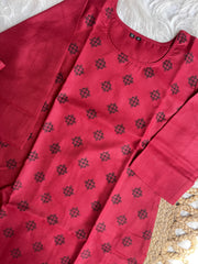 RED TWO PIECE SET ( SU 425 )