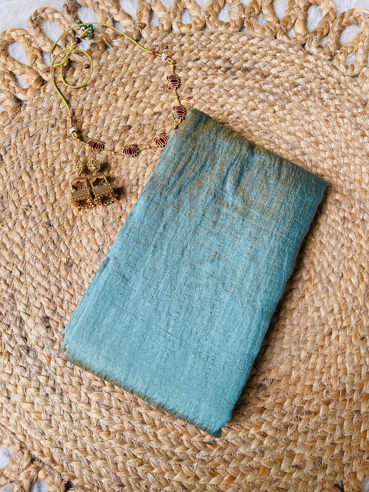 LIGHT GREEN SAREE ( SU 469 )