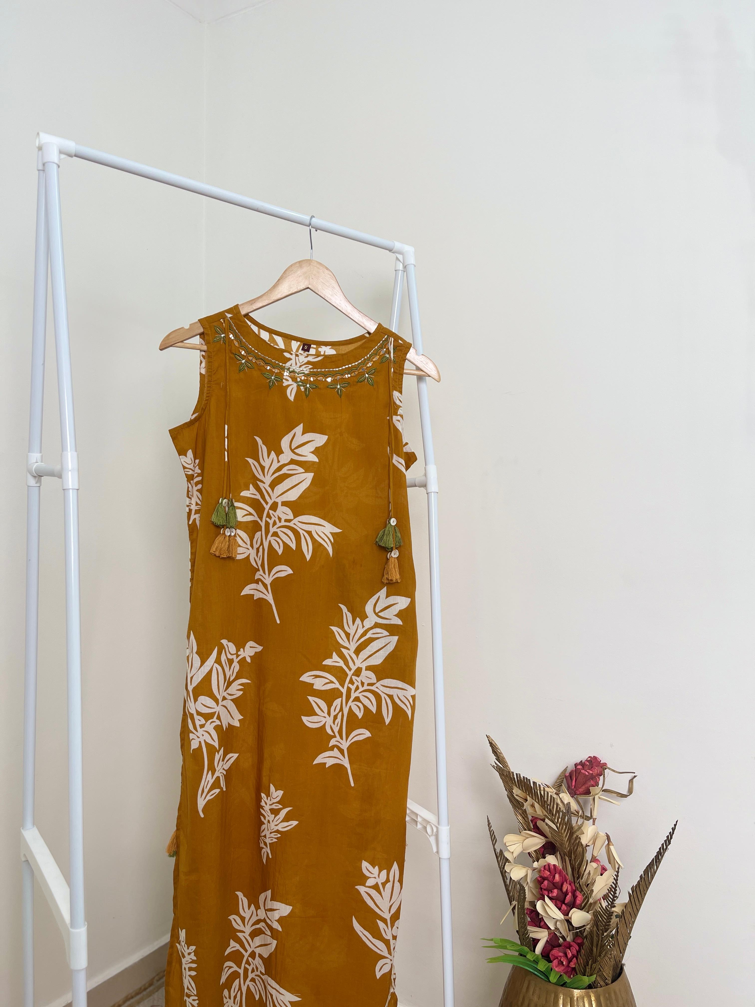 MUSTARD CRUSH CHARM TOP (SU 433)