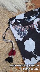 BLACK NIGHTFALL CHARM TOP (SU 436)