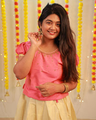 PINK TOP AND SKIRT (SU 57)