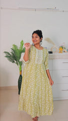 JAIPUR LIGHT GREEN FROCK TOP (SU 181)